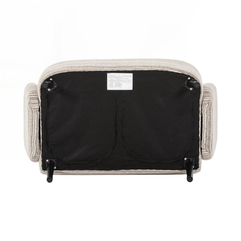 Modern style two-seater sofa with ultra-comfortable armrests, armrest pillows