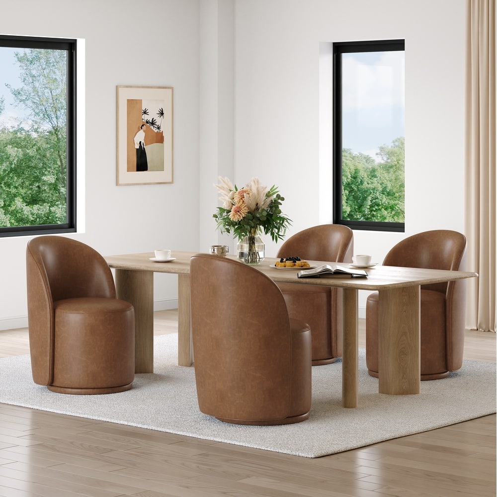 23.5" Wide Swivel Side Chair for Dining Room, Living Room