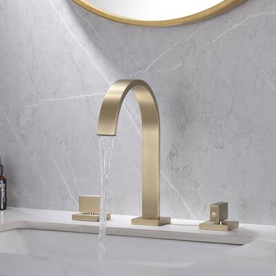 Rbrohant Widespread Faucet 2-handle Bathroom Faucet