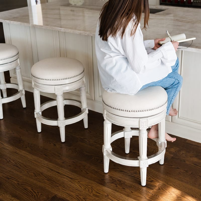 Maven Lane Pullman Backless Swivel Kitchen Stool