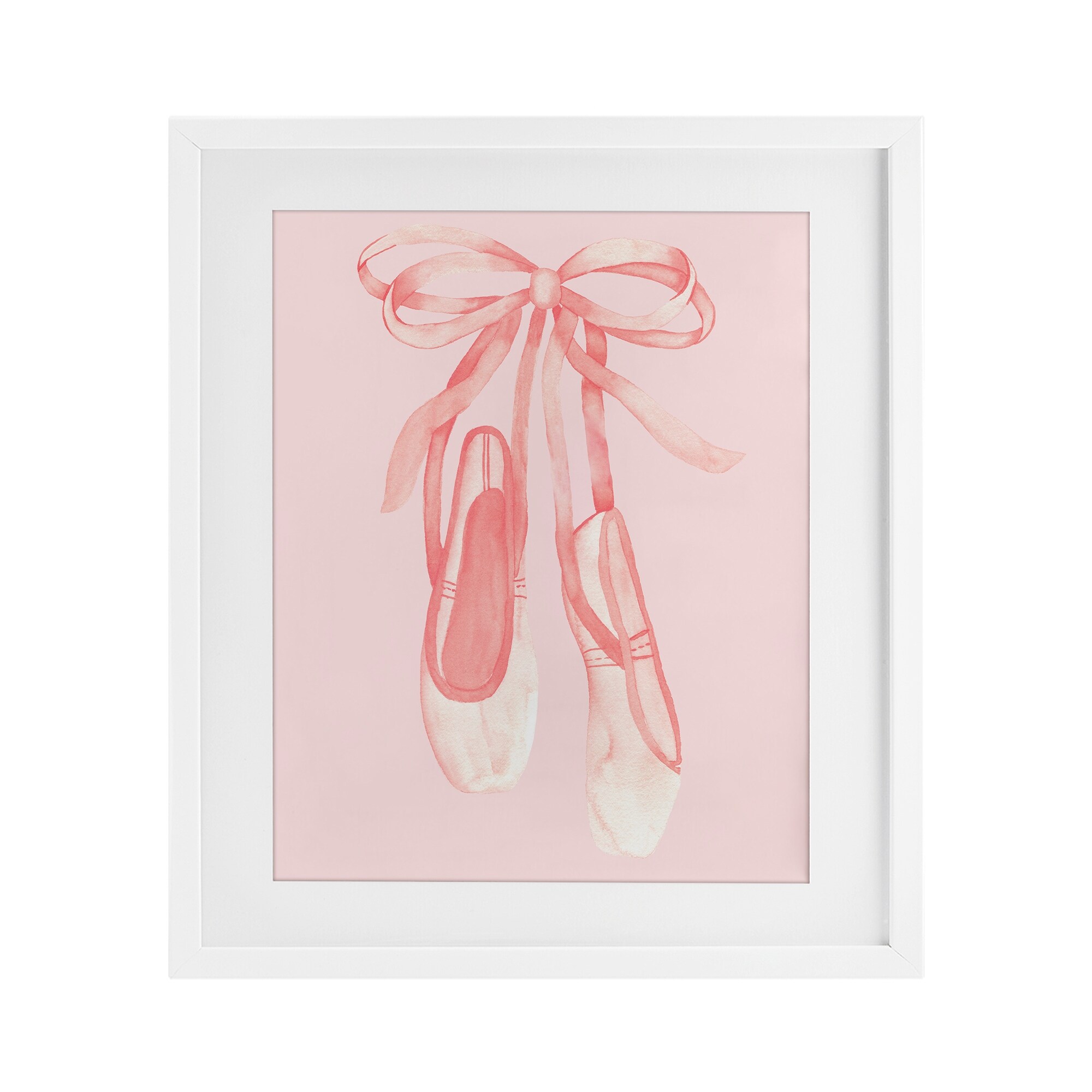 Stupell Graceful Ballet Slippers Under Glass Framed Design By Nina Jacobs
