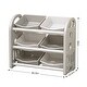 preview thumbnail 7 of 5, Kids Toy Storage Organizer with 6 Bins, Nursery Organizer Kids Furniture Set Toy Storage Cabinet Unit with HDPE Shelf and Bins