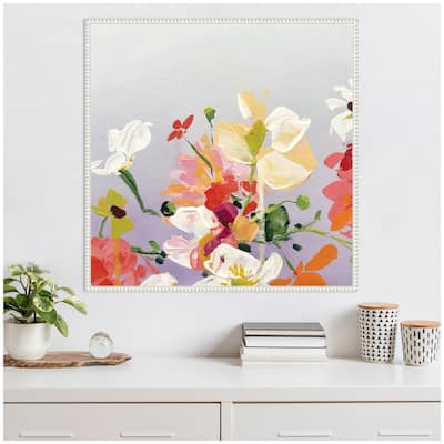 Kate and Laurel Sylvie Facing Each One Framed Canvas by Emma Daisy