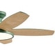 preview thumbnail 51 of 113, 5 - Blade Low Profile Flush Mount Modern Ceiling Fan with LED Light and Remote