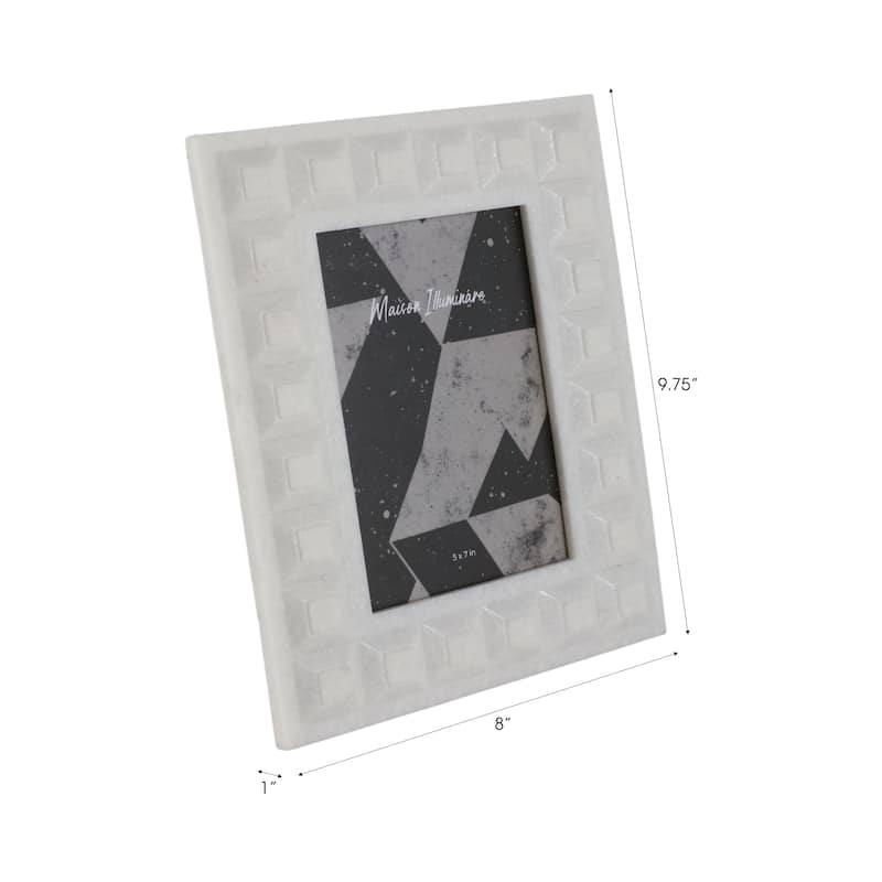 Resin Modern Photo Frame Square Block Border Design Decorative Frame