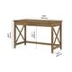 preview thumbnail 41 of 49, Key West 48W Writing Desk by Bush Furniture