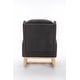 preview thumbnail 98 of 98, Teddy Fabric Upholstered Rocking Armchair with Solid Wood Frame & Legs, Cozy Ergonomic Lounge Chair with Soft Cushioning
