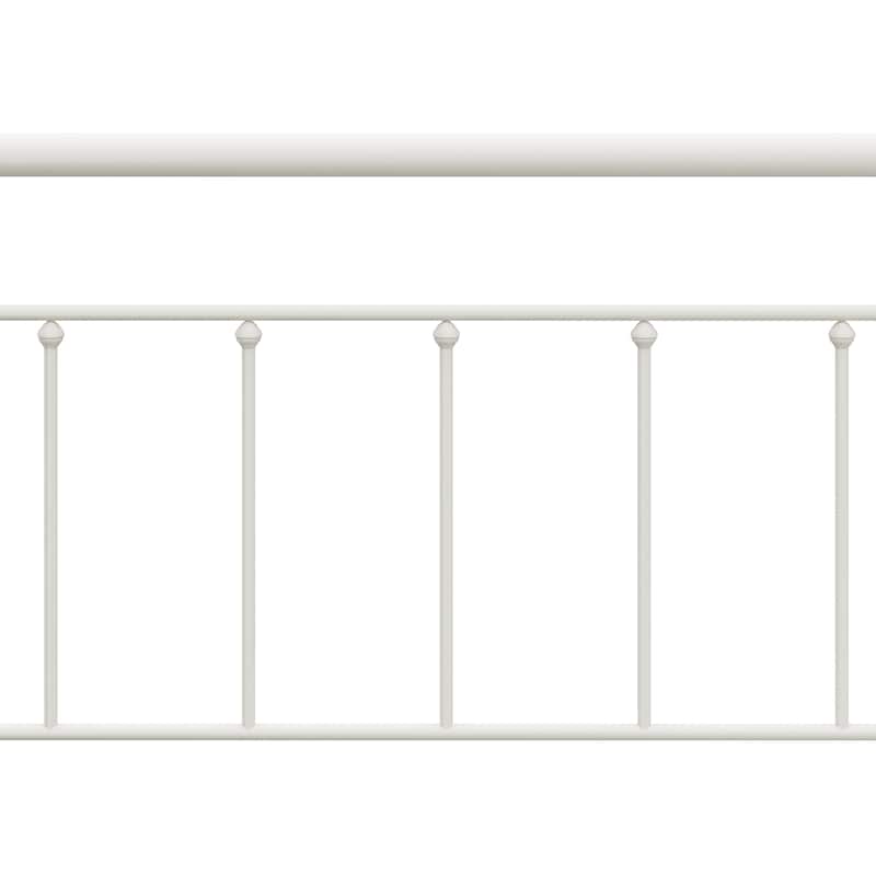 Hillsdale Kirkland Metal Headboard, White