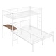 preview thumbnail 14 of 25, Multifunction Twin Over Full Bunk Bed with Desk,Ladder and Quality Slats