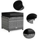 preview thumbnail 32 of 66, Costway 7 PCS Patio Rattan Dining Set Sectional Sofa Couch Ottoman - See Details