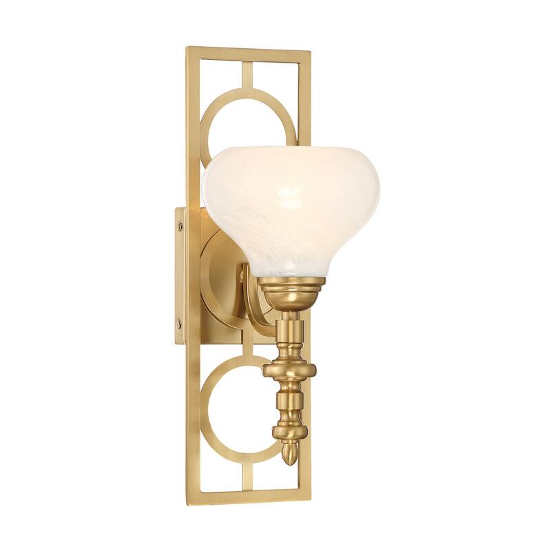 Savoy House 9-1607-1 Allston 16" Tall LED Wall Sconce - Warm Brass