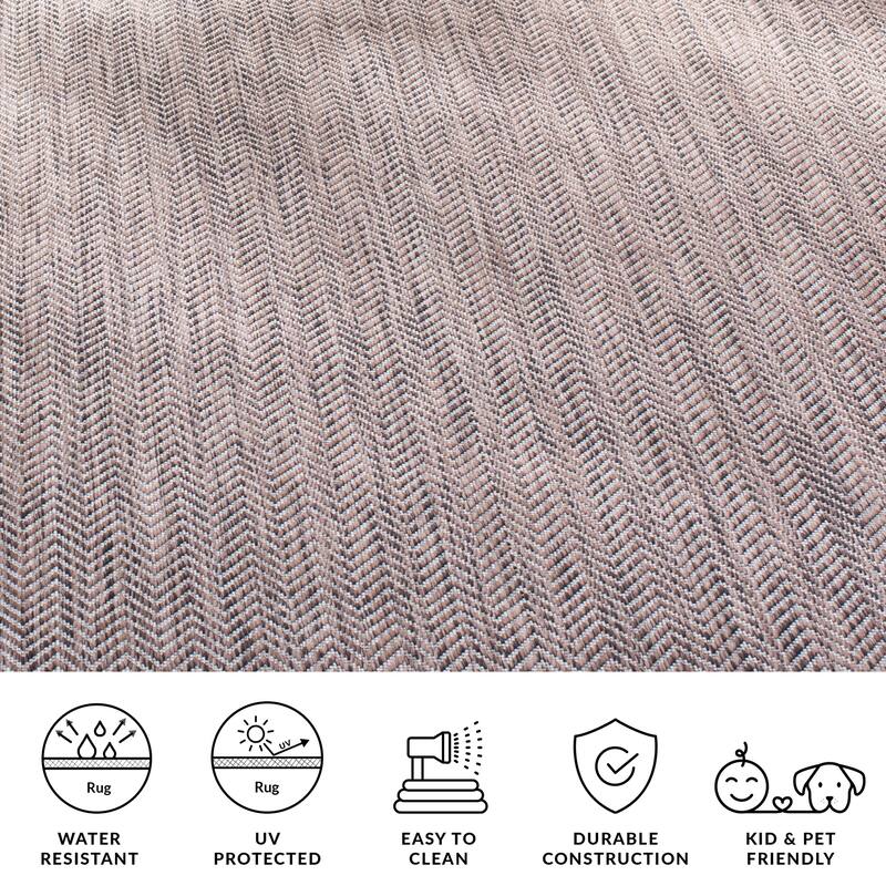 SAFAVIEH Courtyard Ilmur Indoor/ Outdoor Waterproof Patio Backyard Rug