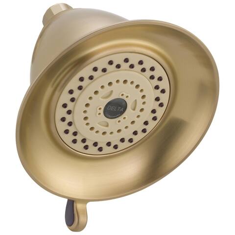 Universal Showering Components Premium 3-Setting Shower Head in Champagne Bronze