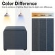 preview thumbnail 68 of 93, Adeco Storage Ottoman With Tray