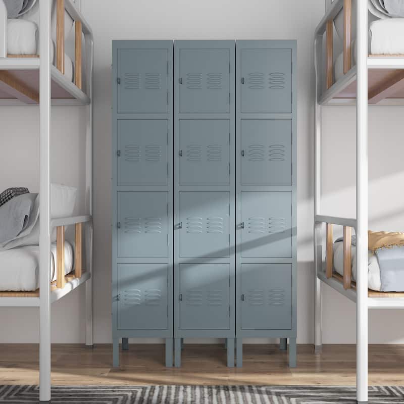 Metal Locker 4 Doors - N/A