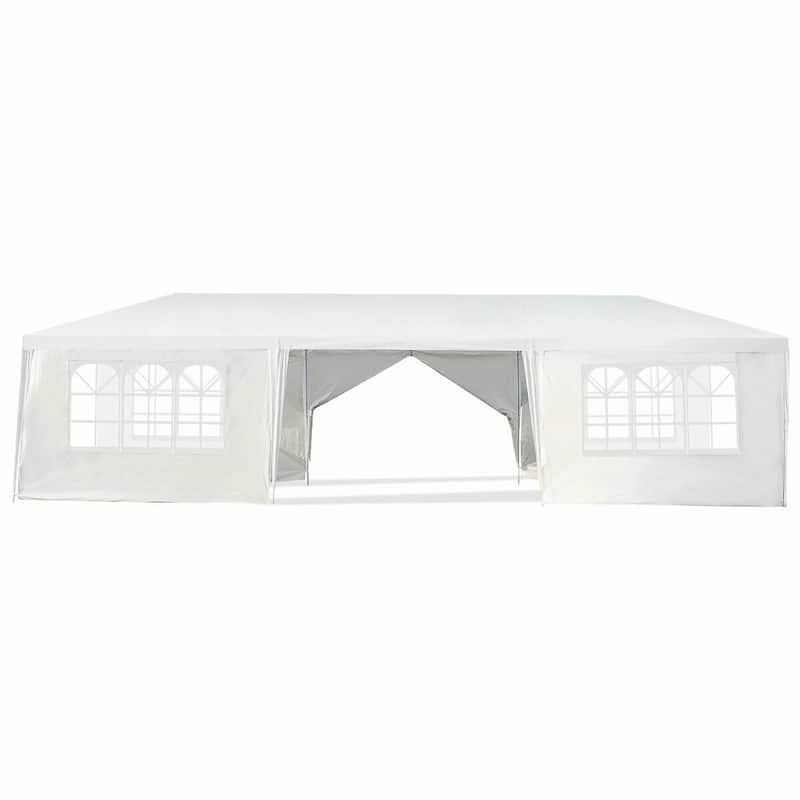 Gymax 10'x30' Outdoor Heavy-duty Gazebo Wedding Canopy Party Pavilion