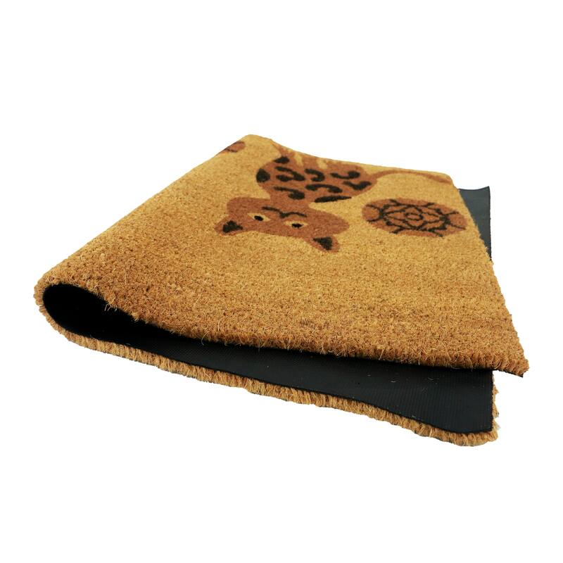 George Towne Living-OVERSIZED-24x36 Outdoor Coir Mat-Welcome Kitties - 24x36