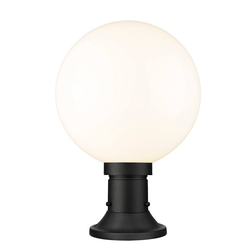 Z-Lite 597PHB-553PM Laurent 18" Tall Marine Grade Post Light with - Black