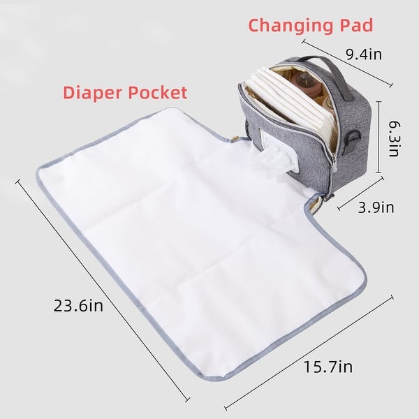 dimension image slide 1 of 2, Sunveno Portable Changing Bag