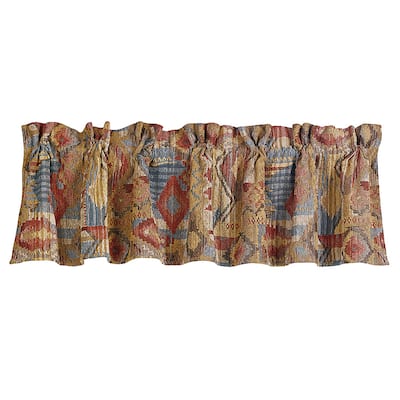 Paseo Road by HiEnd Accents Ruidoso Patchwork Valance - 18"x84"