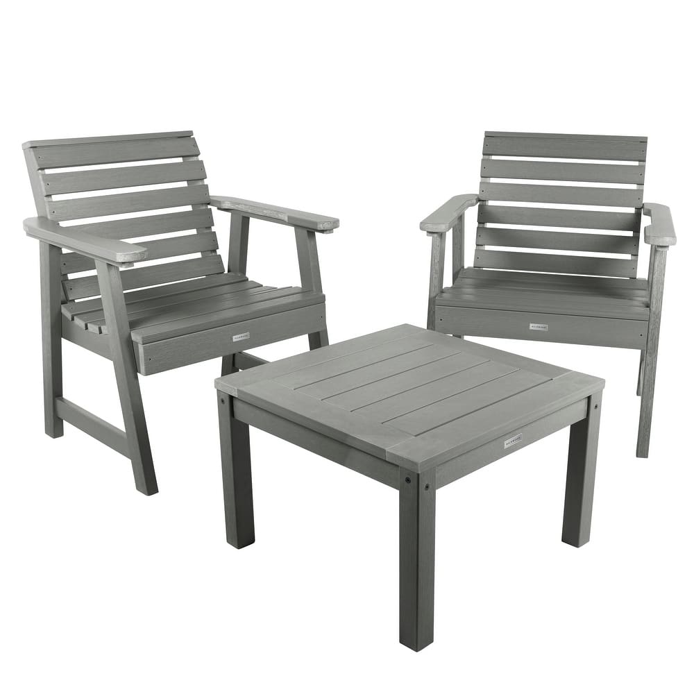 HIGHWOOD Weatherly Garden Chairs Conversation Set