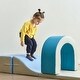 preview thumbnail 9 of 16, 10 in 1 Soft Climb and Crawl Foam Playset, Soft Foam Nugget Block, Kids Crawling and Climbing Indoor Active Play Structure