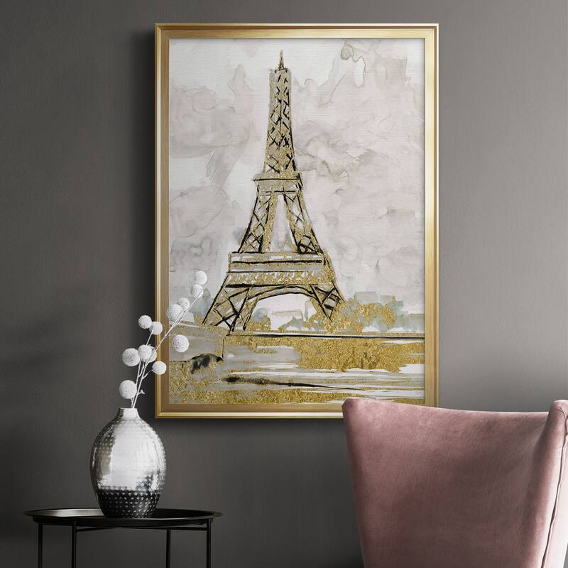 Eiffel Tower Glitz Premium Framed Print - Ready to Hang