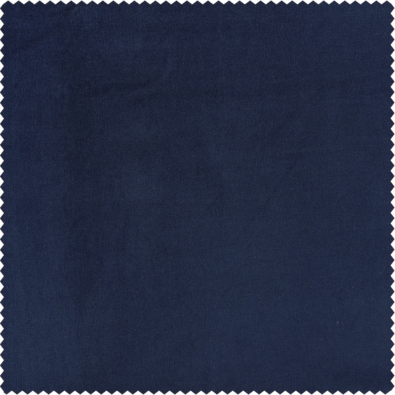 Exclusive Fabrics Vintage Cotton Velvet Room Darkening Curtains - Luxurious Drapery in Timeless Elegance (1 Panel)