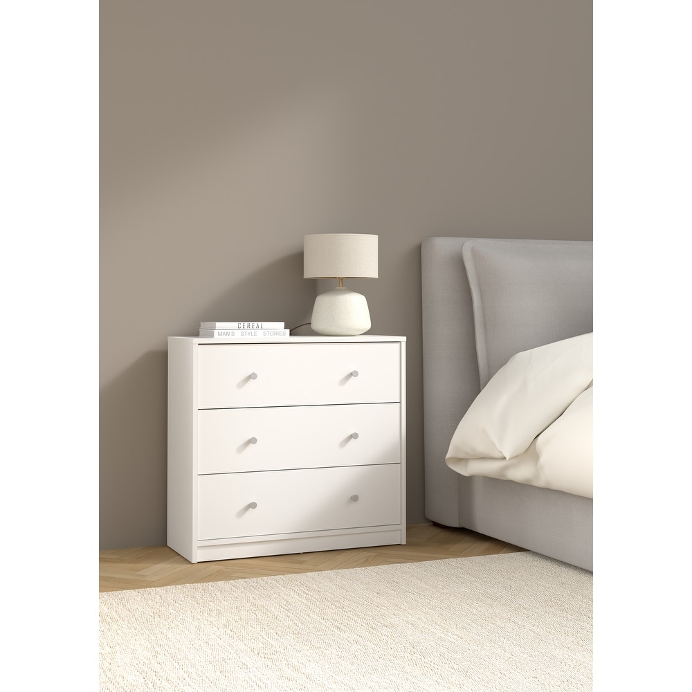 Small white outlet 3 drawer chest