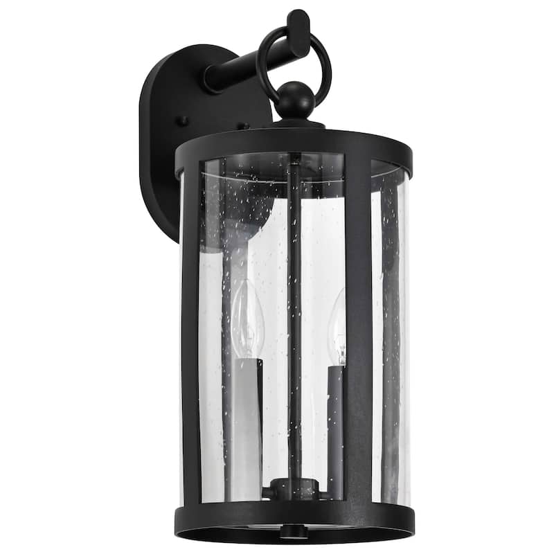 Nuvo Lighting 60/8112 Broadstone 2 Light 16" Tall Outdoor Wall Sconce - Matte Black
