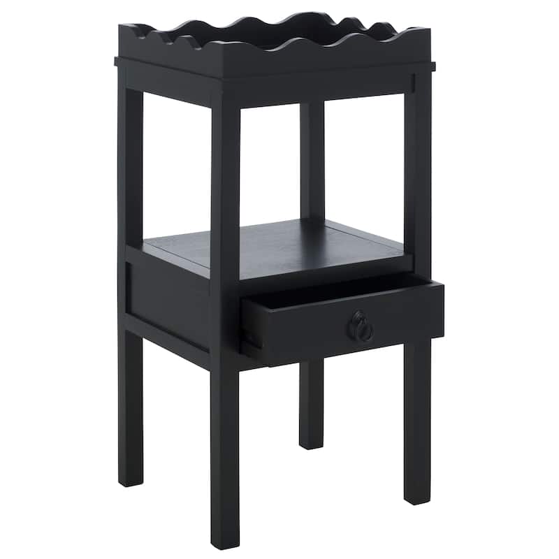 SAFAVIEH Home Darlyn One Drawer Accent Table - 14"W x 13"D x 28"H