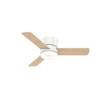 Hunter 44" Minimus Low Profile Ceiling Fan with LED Light, Handheld Remote - Contemporary, Transitional