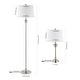 preview thumbnail 5 of 3, SAFAVIEH Lighting Peltier Floor And Table Lamp (Set of 3)