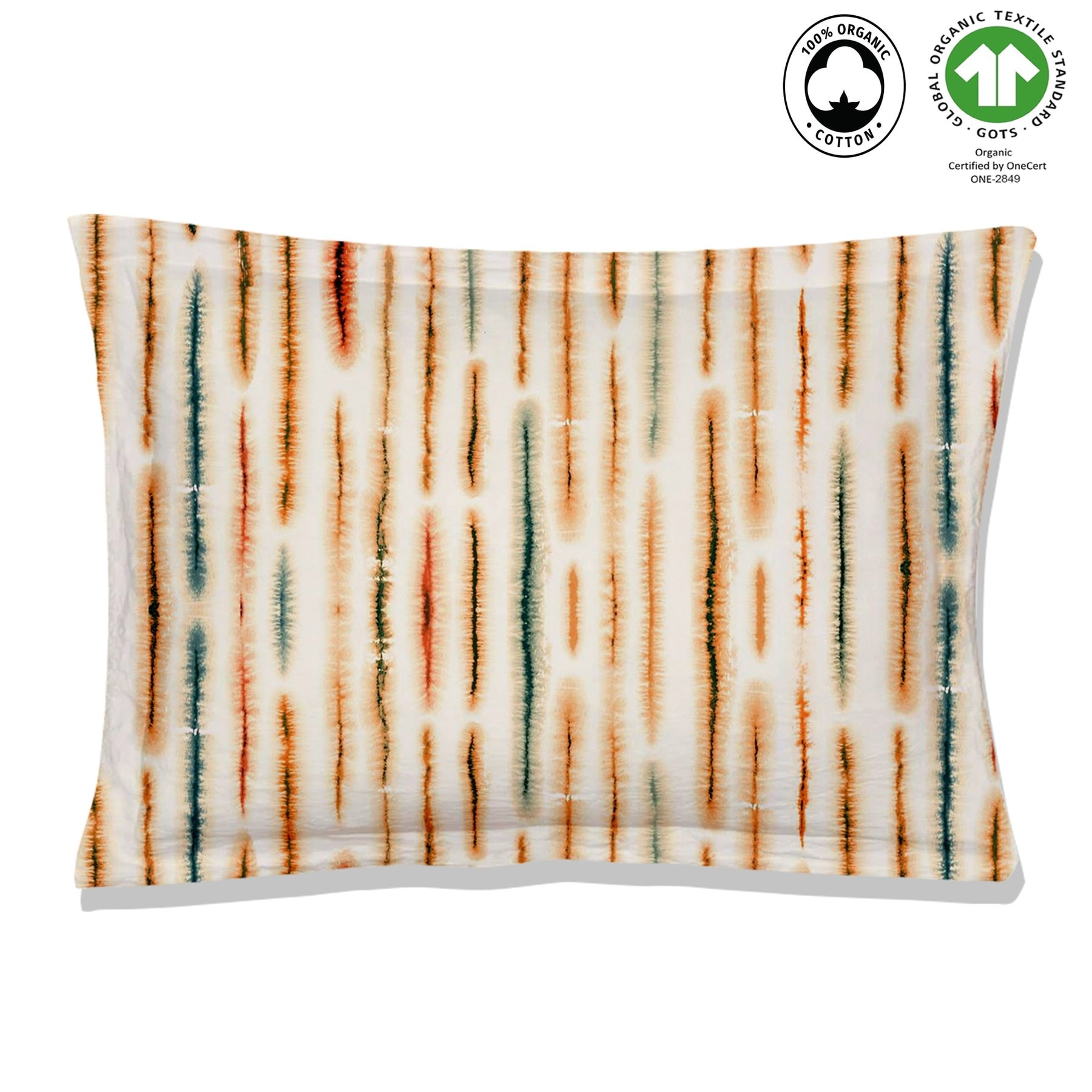 A1 Home Collections Palm Oasis Reversible Print 100% Organic Cotton Pillowsham Pack of 2
