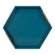 preview thumbnail 54 of 97, Kate and Laurel Lipton Hexagon Decorative Tray - 18x18