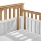 preview thumbnail 1 of 9, BreathableBaby Breathable Mesh Liner for Full-Size Cribs, Deluxe 4mm Mesh (Size 4FS Covers 3 or 4 Sides) - N/A White Mist