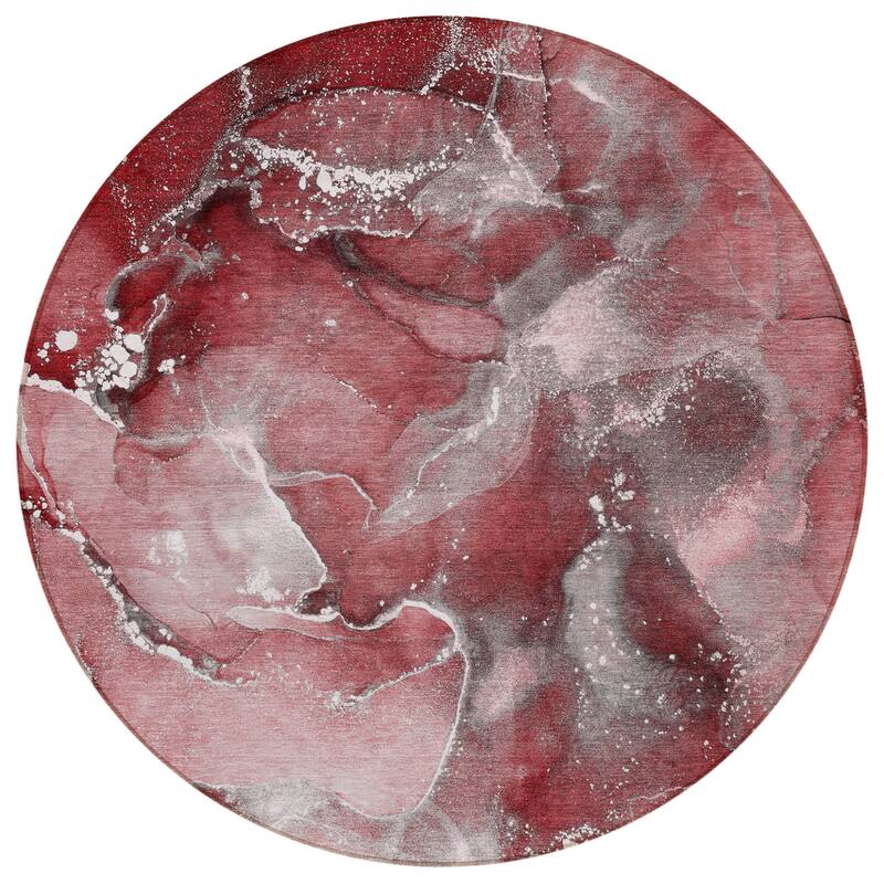 Rari Artistic Abstract Weather Resistant Classic Meets Modern Runner Outdoor Rug