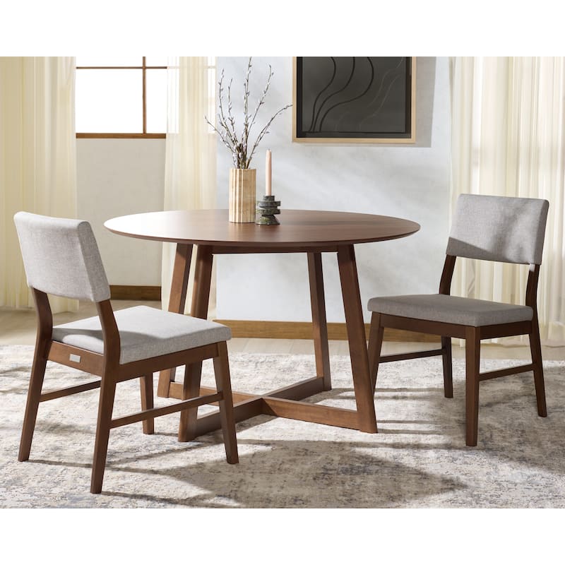 SAFAVIEH COUTURE Jessbrina Wood Dining Chair (Set of 2) - 20"W x 24"D x 34"H