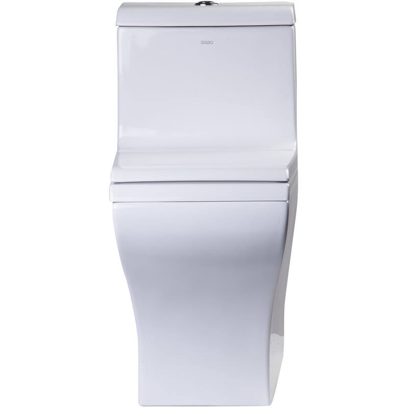 Eago Elongated Closed-Front Toilet Seat with Soft Close Hinges