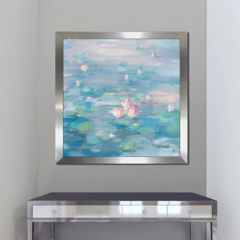 "Sunrise Waterlilies Crop" by Danhui Nai Print on Acrylic.