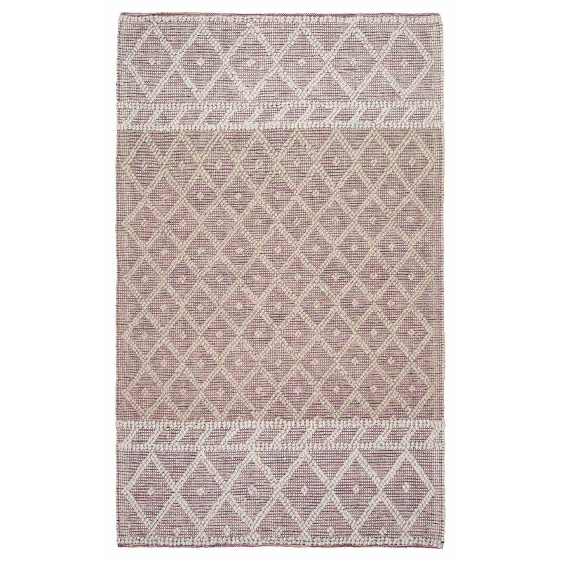 ECARPETGALLERY Braid weave Sienna Grey Wool Rug - 5'0 x 7'11 - Grey - 5'0 x 7'11