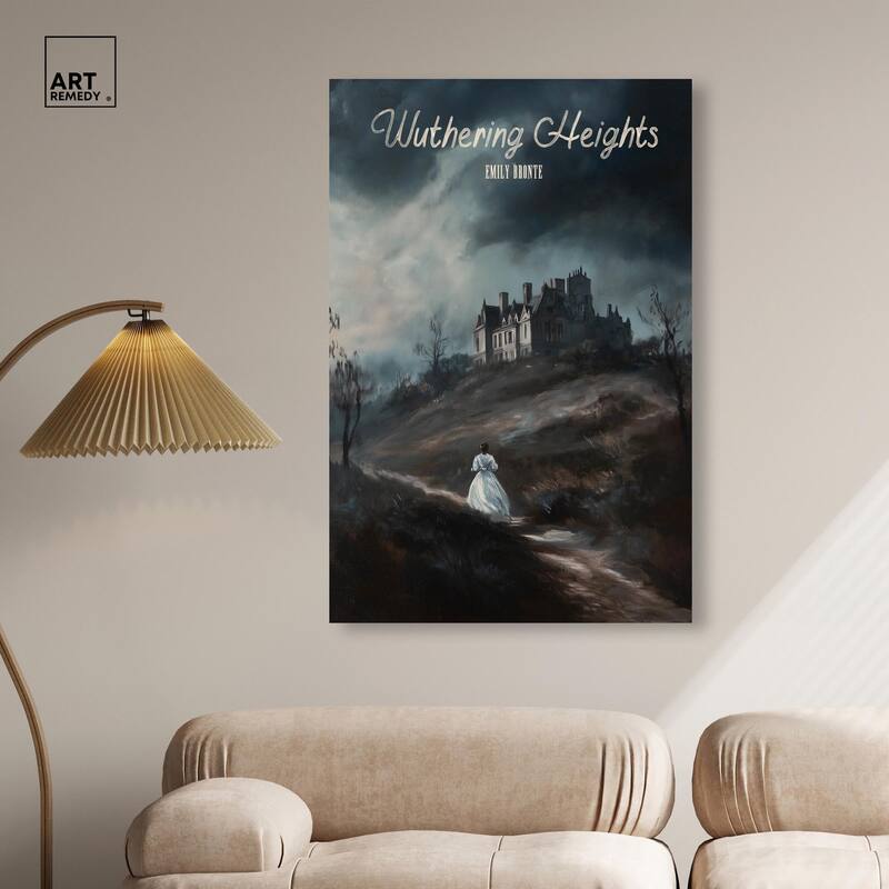 Wuthering Heights Cover Canvas by Art Remedy, Gallery Wrapped