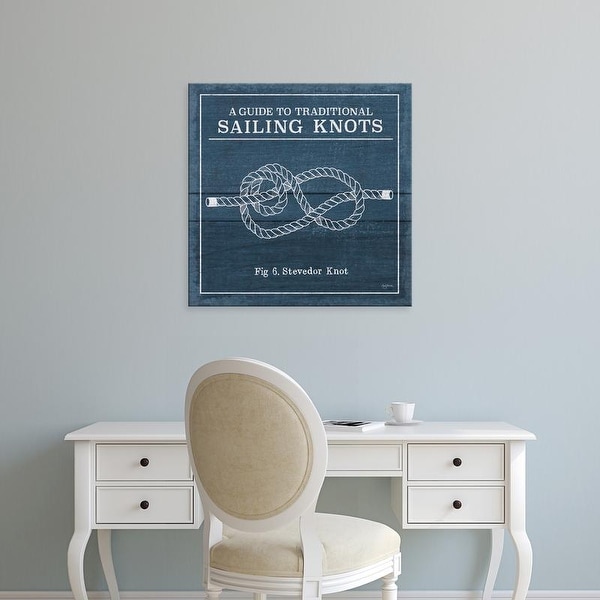 Easy Art Prints Mary Urban's 'Vintage Sailing Knots VI' Premium Canvas Art