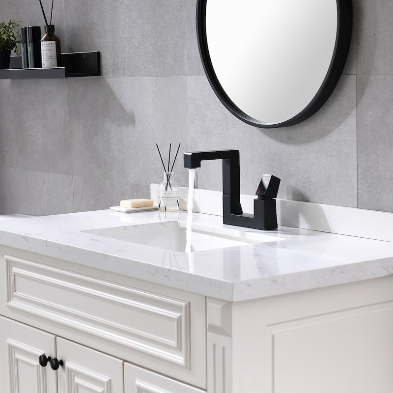 Single Handle Single Hole Bathroom Sink Faucet
