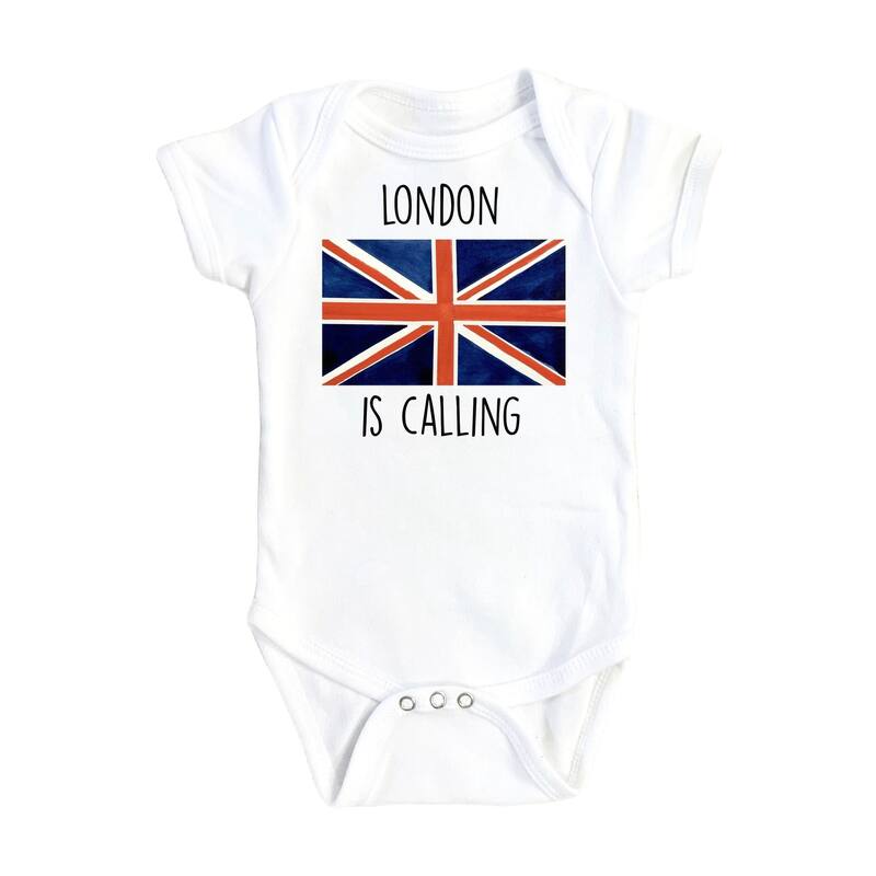 London Is Calling - Baby Boy Girl Clothes Infant Bodysuit Funny Cute Newborn - Natural - Newborn