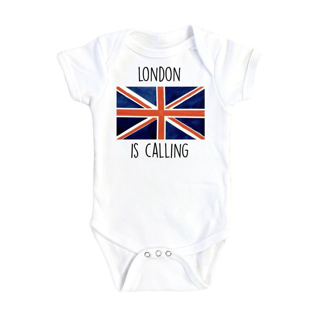 London Is Calling - Baby Boy Girl Clothes Infant Bodysuit Funny Cute Newborn