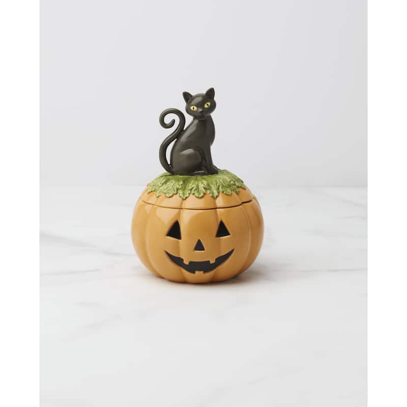 Lenox Haunted Halloween Covered Candy Jar