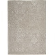 preview thumbnail 23 of 53, Nourison Damask Distressed Contemporary Area Rug 3'6" x 5'6" - Light Grey - Runner/Rectangle