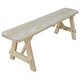 preview thumbnail 5 of 7, Pressure Treated Pine 5' Traditional Bench Unfinished