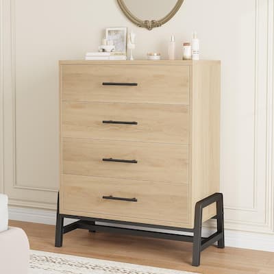 Modern 38.6'' 4 Drawer Dresser for Bedroom, Closet, Entryway